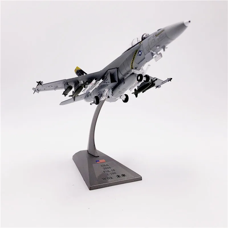 1:100 F/A-18 F F-18 Hornet Strike Fighter реактивный самолет Игрушечная модель самолета