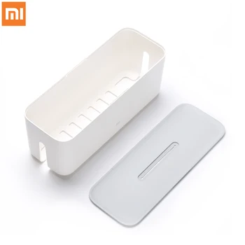 

Original Xiaomi Power Strip Socket Plug Storage Box Dust Proof Isulation Perfect Match Cordless Organize Box Container
