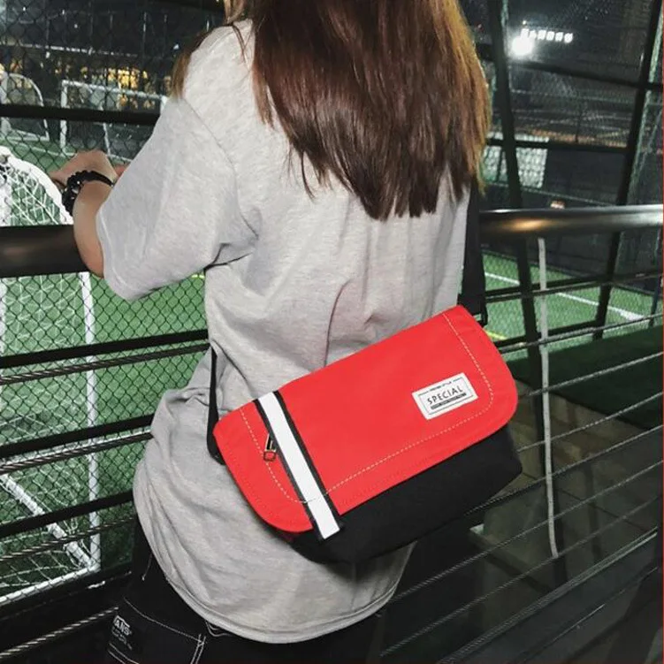 

2019 New Style Hip Hop Street Large-Volume Versatile Reflective Fashion Cool LOVER'S Bag Skateboard Street Snap Destroyed Poor B
