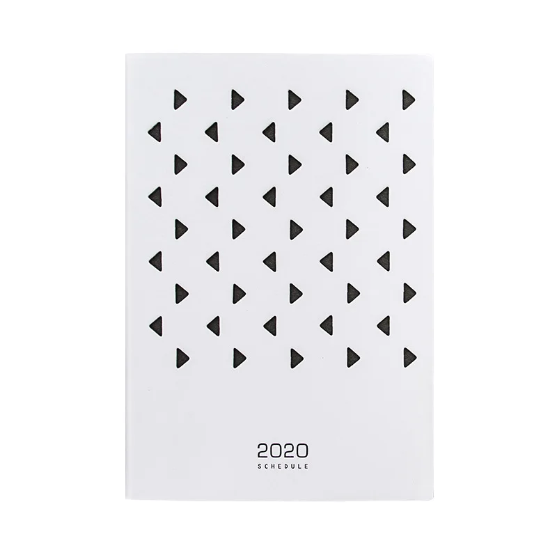

Planner 2020 Annual Plan A5 Notebook Hollow PU Leather Journal Daily Weekly Monthly Schedule Office School Supplise Stationery