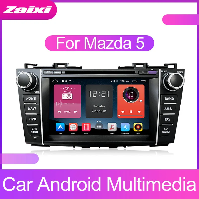 

ZaiXi Android Car Multimedia player For Mazda 5 Mazda5 / Premacy 2010~2018 GPS 2 Din WIFI GPS Navigation Auto Radio FM Maps BT