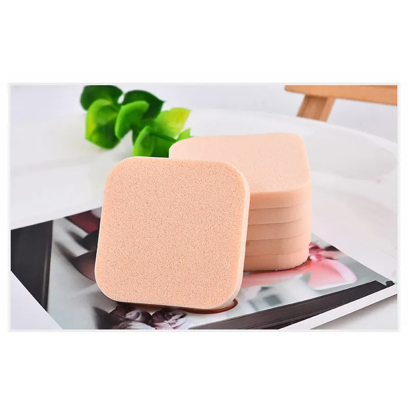 20шт пуф для макияжа SBR латексный Порошок Puff прочный многоразовый квадратный косметический пуф Макияж инструмент