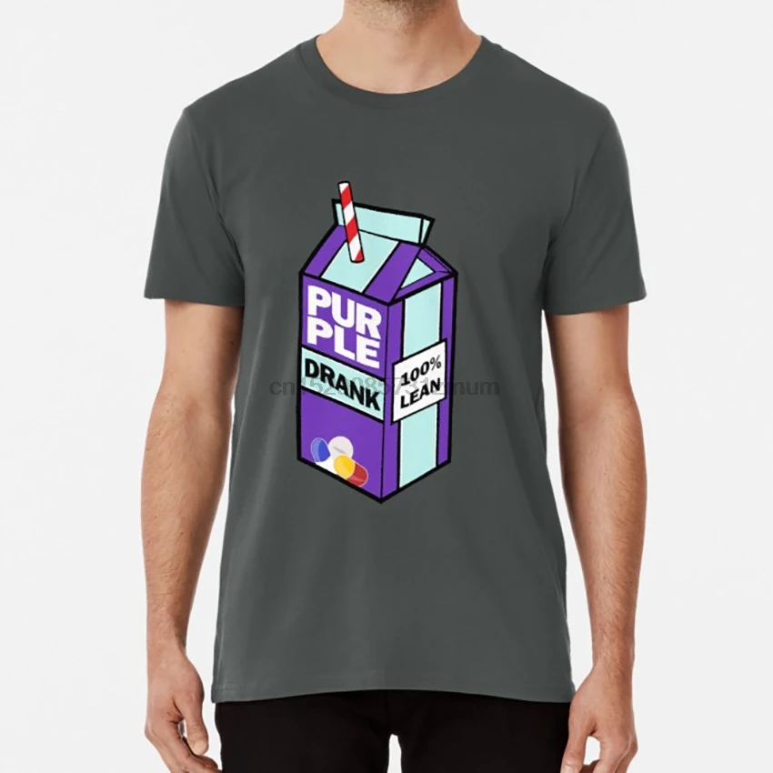 Purple drank bottle brick T shirt purple lean lyrical lemonade style lifestyle drink rap us | Мужская одежда