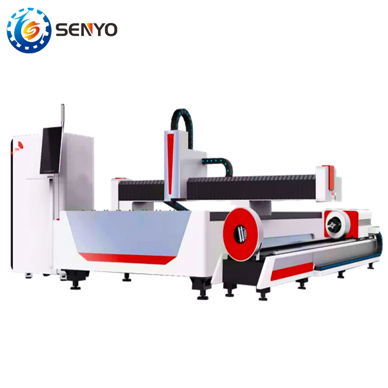 SENYO CNC Raycus нержавеющая сталь cnc резак пластины трубы металла волокна лазерной резки 1000 Вт 500 Вт 750 Вт с Yaskawa сервопривод