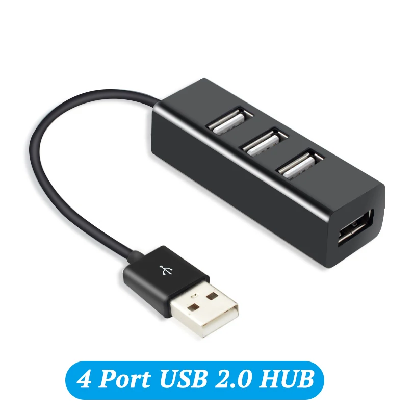 Usb-хаб типа C для MacBook Air 13, USB 2,0, разветвитель, аксессуар для ноутбука, док-концентратор, USB-C, несколько мини, 4 порта, Hab 2,0, адаптер