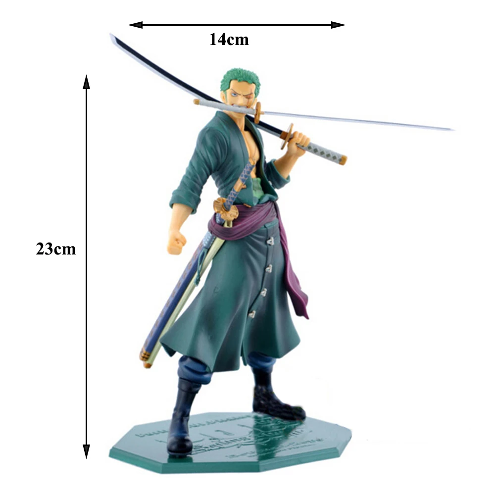 Аниме экшн одна деталь король кукла Roronoa Zoro пират Охотник Саурон бой резиновая