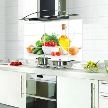 

DIY Removable Oil-Proof Kitchen Mural Art Vinyl Wall Stickers Room Decor