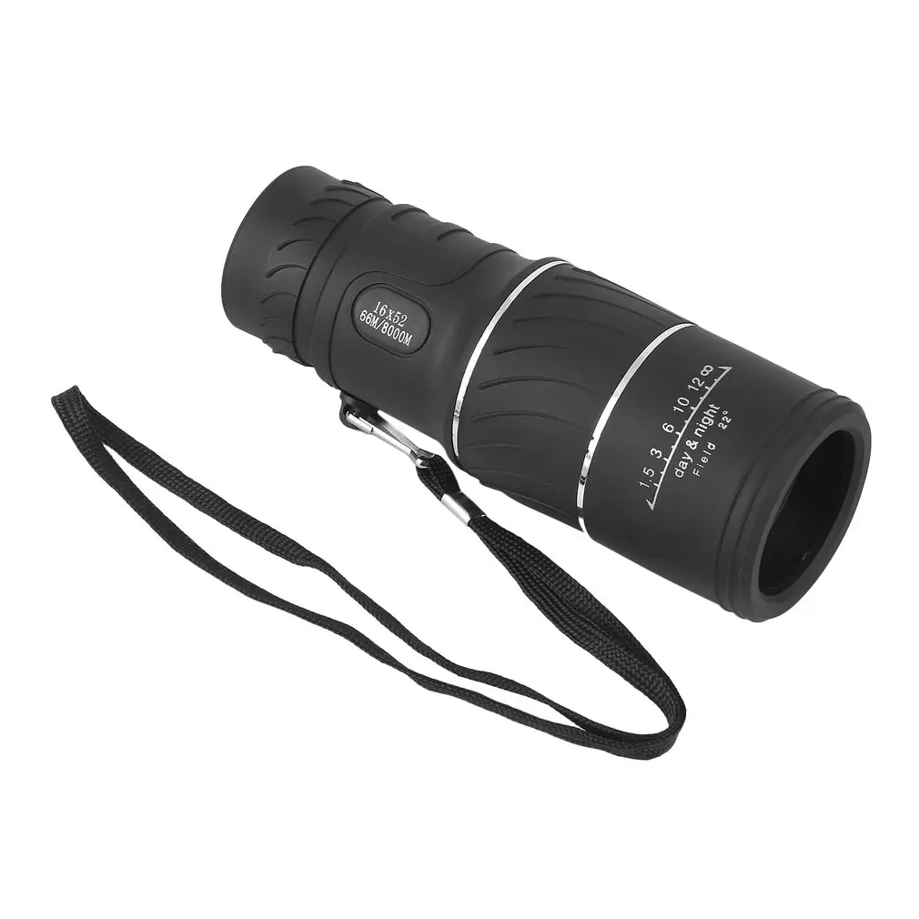 

Magnifiers 16x52 High Definition Compact Monocular Zoom Telescope Scope Coating Optic Lenses For Hunting Camping Surveillance