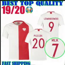 19 20 польская Футбольная Футболка ZIELINSKI KRYCHOWIAK Poland рубашка LEWANDOWSKI GROSICKI MILIK piszczk футбольные рубашки униформа
