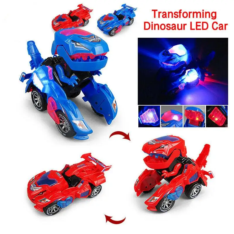 transformer dinosaur led car