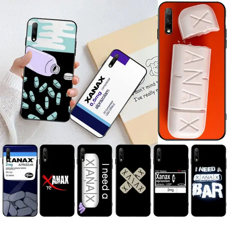 Мягкий чехол для телефона HPCHCJHM XANAX с пользовательским фото Huawei Honor 30 20 10 9 8 8x 8c v30 Lite