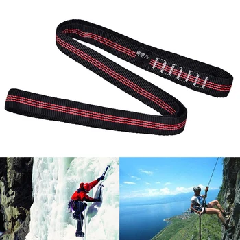 

Hot 25KN Reinforce Rope Belt Load-bearing Bandlet Mountaineering Outdoor Equipment 60cm Rock Climbing Sling Bearing Strap