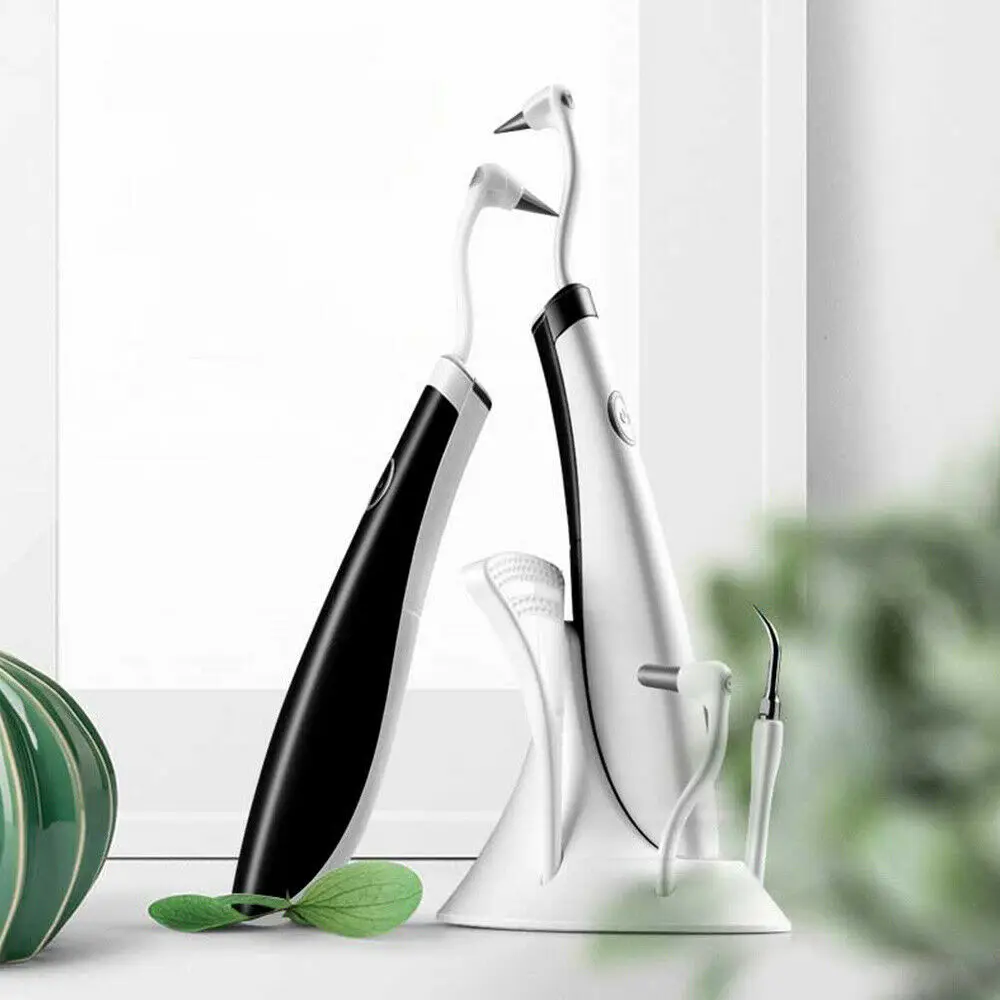 

Electrical Ultrasonic Vibration Oral Hygiene Tooth Eraser LED Dental Cleaner Teeth Whitening Tooth Stain Remover Polisher