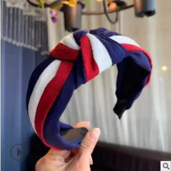 3 30 шт./Партия DIY Простые мульти ткани полоса головная повязка Ретро Галстук Узел головные повязки с бантиком Инструменты для укладки волос аксессуар HA1236 - Цвет: 3