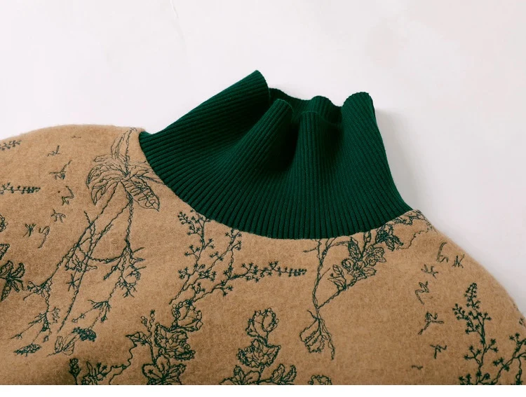 IRINACH89 зимняя новая коллекция толстовки с капюшоном и широкими штанами, шерстяной комплект с вышивкой для женщин