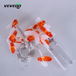 LED bee string lights DC5V USB battery box power supply garden Christmas tree holiday New Year room decoration garland lights