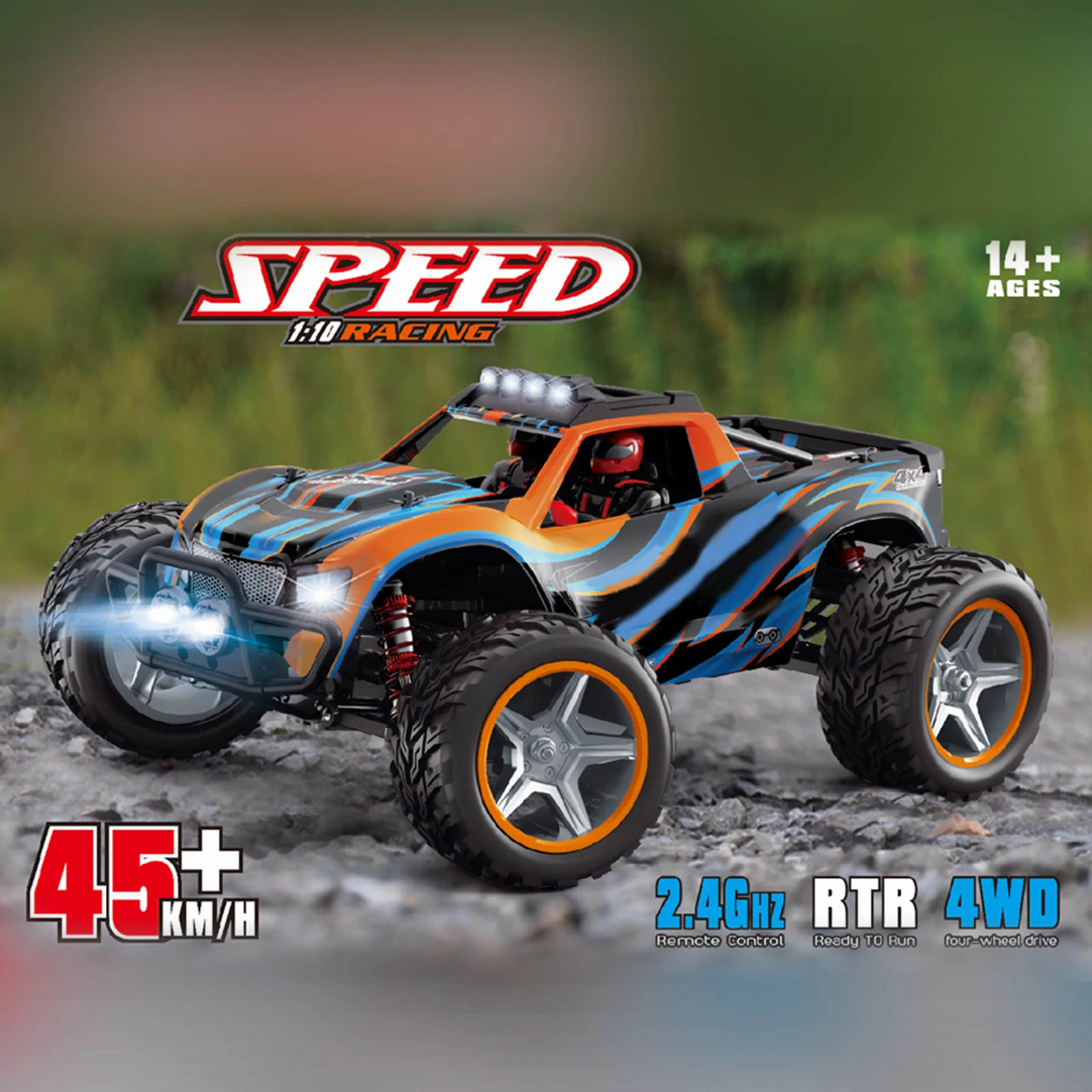 Wltoys XKS 104009 1/10 Масштаб 2 4G 4WD матовый Радиоуправляемый автомобиль высокоскоростные