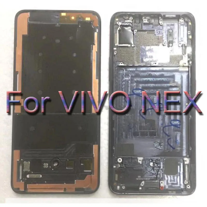 Держатель ЖКД экран передняя рамка для VIVO Nex корпус средняя рамка без кнопки громкости питания для VIVO Nex