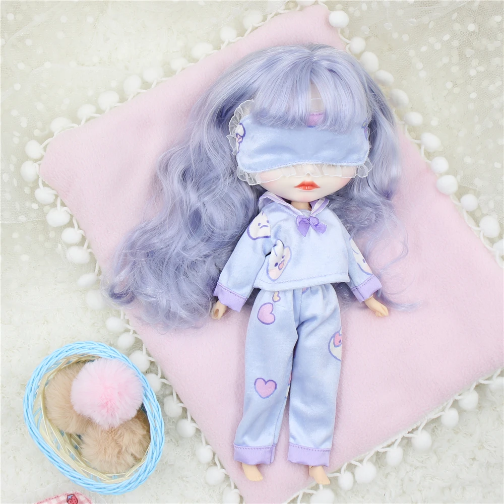 Neo Blythe Doll Nightwear with Sleep Mask 7