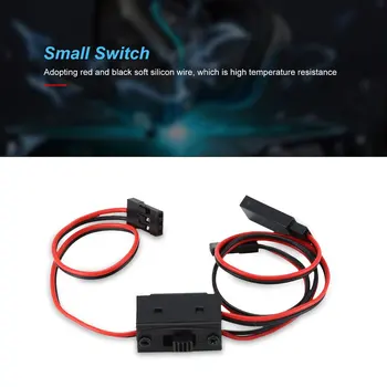 

Remote Control Aircraft Plane RC Receiver Set Red and Black Three-wire Small Switch 3 Way On/Off Servo Wire Switch