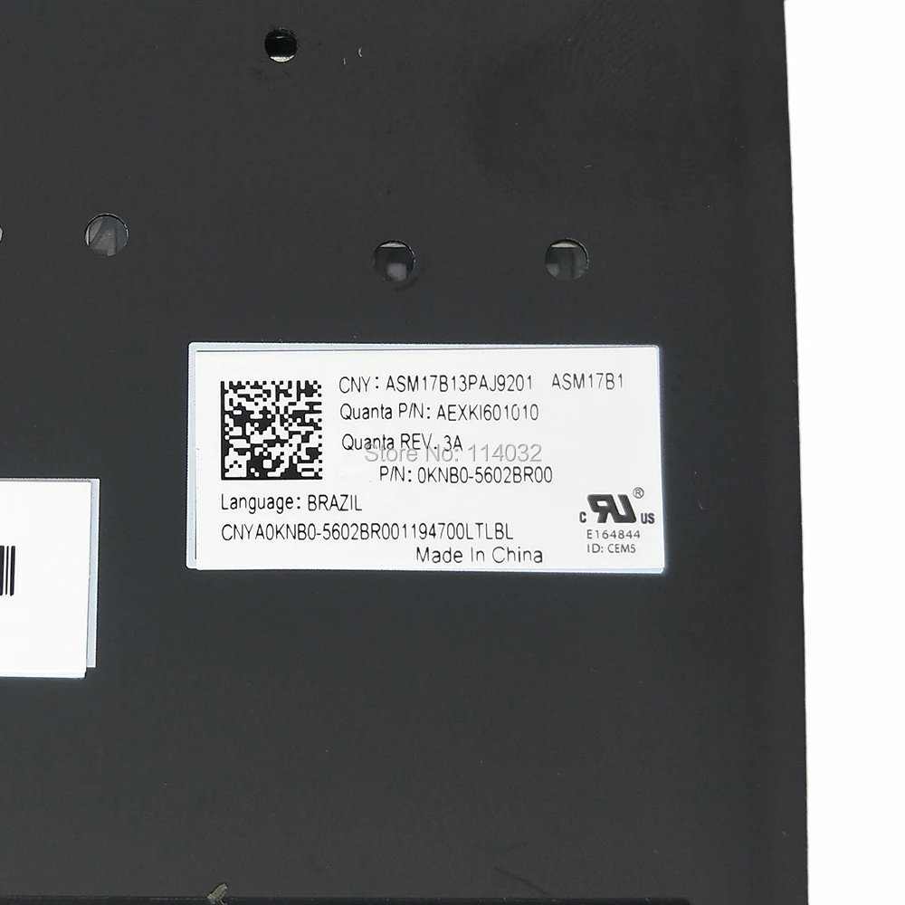 Teclado Retroiluminado Brasileiro para Asus Vivobook 15 X570 X570ud K570dd K570bbr00 5602br00 Brasil Substituição - Imagem 3