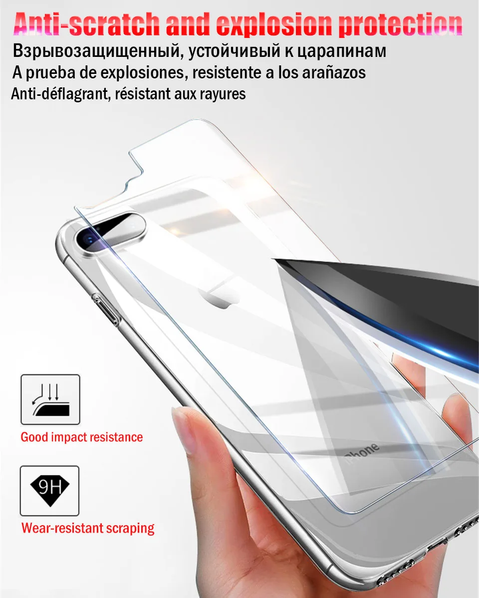 Защитное стекло для телефона для iPhone XR 11 Pro Max Защита экрана для iPhone X XS Max 6 6s 7 8 Plus Защитная пленка для экрана