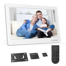 Andoer 13," 1920*1080 цифровая фоторамка FHD Поддержка часы/фотографии/1080 P видео плеер+ настенный кронштейн 8 Гб карта