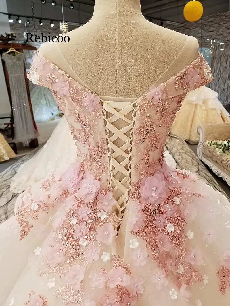 Rebicoo Dress Special Gowns Fast Shipping Ball Women's Modest Bridals Vintage Gown