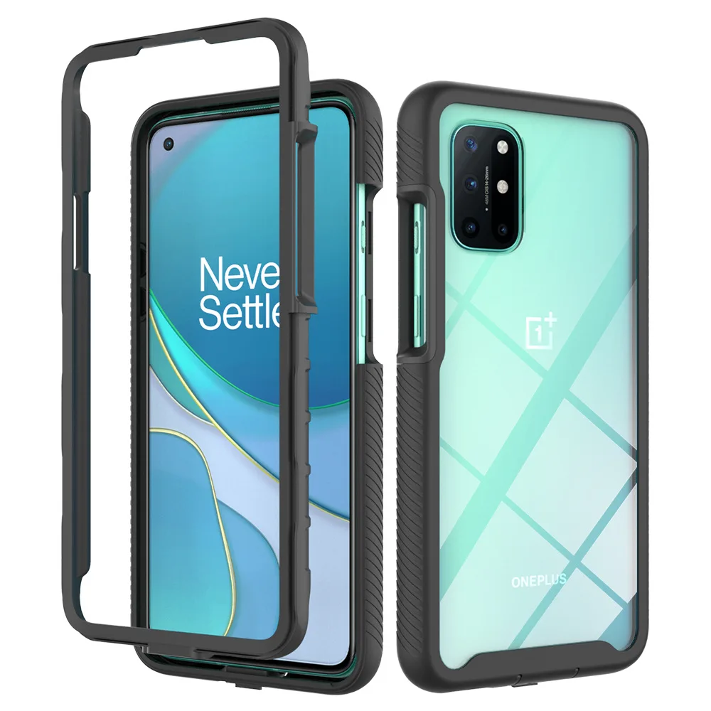 Для OnePlus 8T Чехол Жесткий PC HD прозрачный защитный чехол на заднюю панель для One Plus