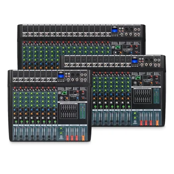 

EV16 professional mixer with USB reverberation 24 digital effects conference stage performance tuner Bluetooth function