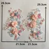 Three-dimensional Flowers Imitation Pearl Lace Collar Embroidery DIY Tulle Lace Collar Decoration Clothes Applique Accessories ► Photo 3/6