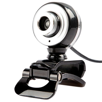 

USB Webcam Computer Camera with Microphone 30Fps Driverless for Desktop Laptop for Windows XP
