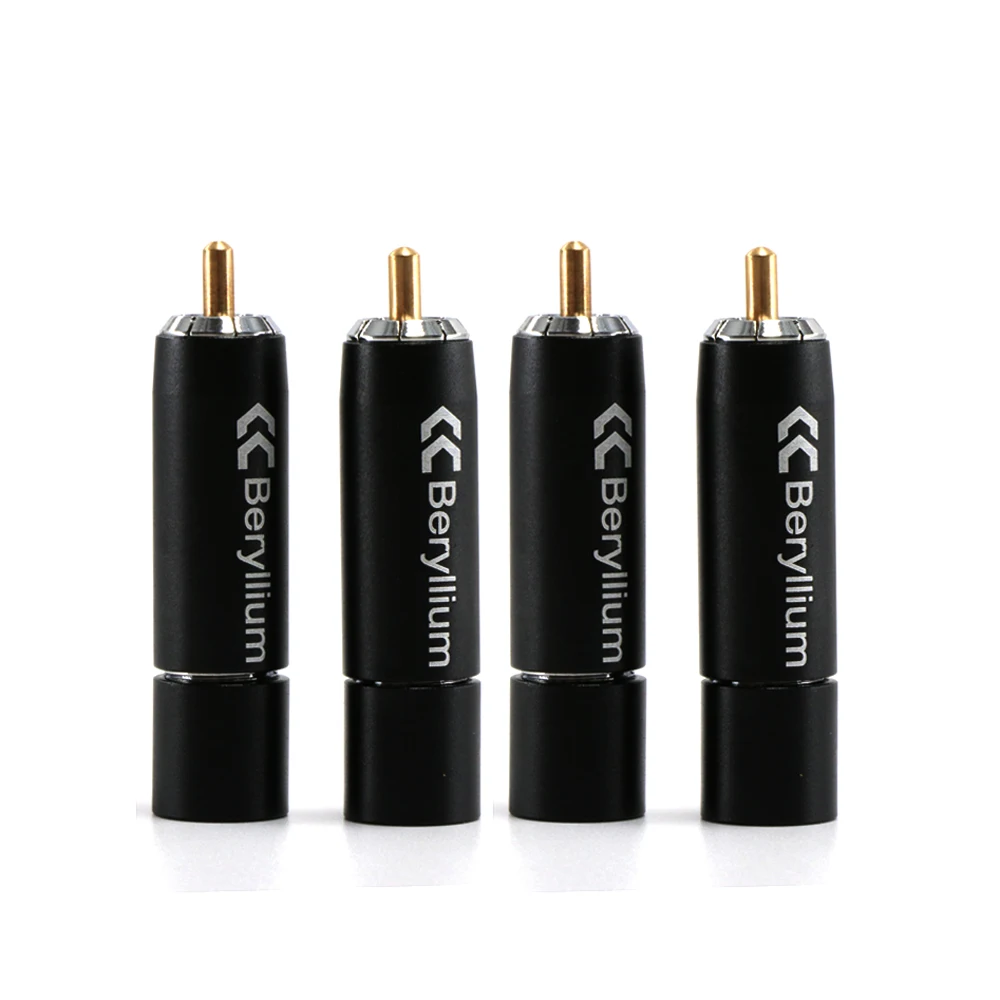 4 шт. штекеры RCA из Бериллиевого сплава|plug|plug rca |