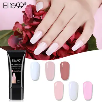 

Elite99 30ml Poly Crystal Jelly Extension Nail Gel Finger Extension Camouflage Nail Builder Gel Varnishes For DIY Nail Painting