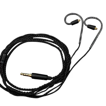 

TRN black replaces original cable 0.75/0.78 Mm 2Pin headphones MMCX upgraded cable 3.5mm headphone cable for TRN V10/V20/V60/V80