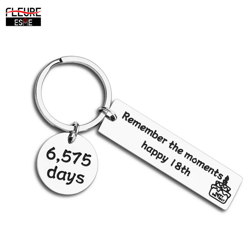18th Birthday Gifts Keychain for Son Daughter Teenage ...