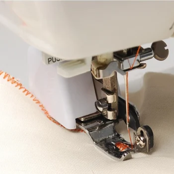 

Household Sewing Machine Parts Side Cutter Overlock Presser Foot Edge Joint Guide Foots Sewing Machine Attachment Foot