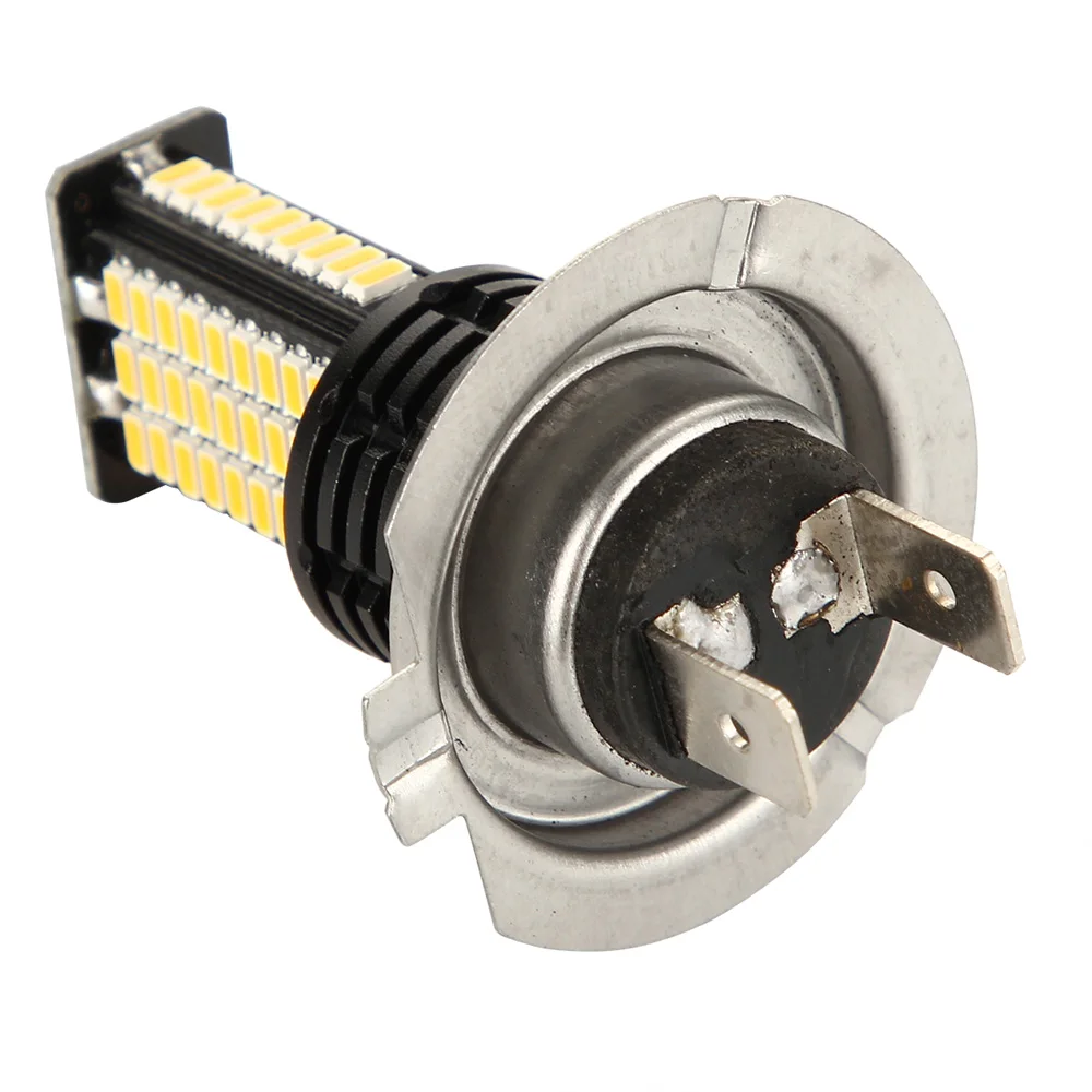2 шт. H7 светодиодный 3030SMD 3200LM противотуманный светильник, лампы для вождения автомобиля DRL 3000K 12V желтый* Световой поток: 3200LM