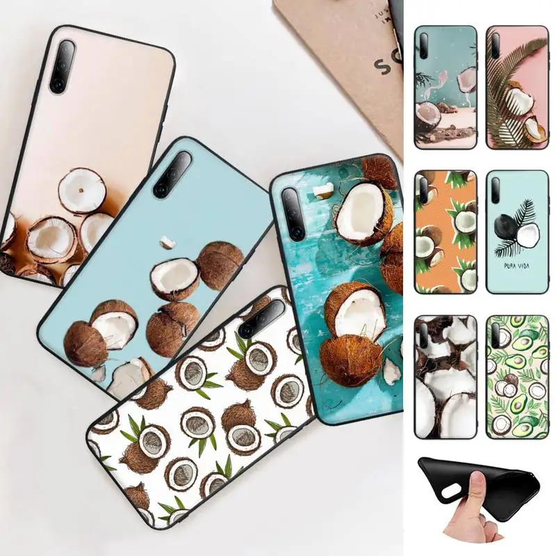Fruit Coconut Phone Case For Honor 7A Pro 7C 10i 8A 8X 8S 8 9 10 20 Lite Silicone Cover | Мобильные телефоны и аксессуары