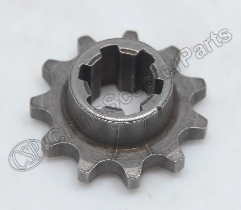 T8F 11 13 14 17 19 20 зуб 11T 13T 14T 17T 19T T передняя Звездочка 2 такта 47cc 49cc мини мотоцикл