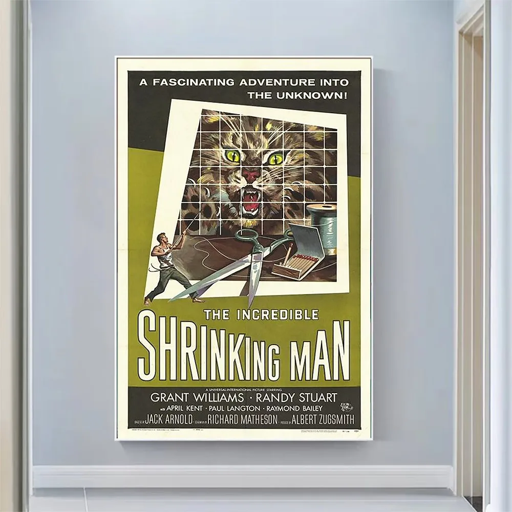 

V2104 The Incredible Shrinking Man Vintage Classic Movie Wall Silk Cloth HD Poster Art Home Decoration Gift