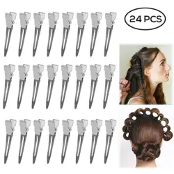 24PCS/Bag Seamless Metal Hair Clip Styling Fixed hair No Bend Salon Hairdressing Tools