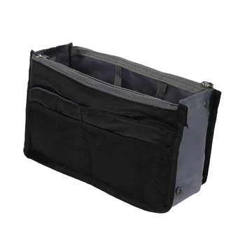 

Portable Casual Travel Storage Bag Double Zipper Cosmetic Bags Makeup Organizer Storage Bag Multi-function Toiletry Handbag Tote