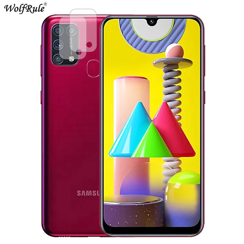 2 шт Для Samsung Galaxy M31 Камера Протектор гибкое стекловолокно для задняя камера