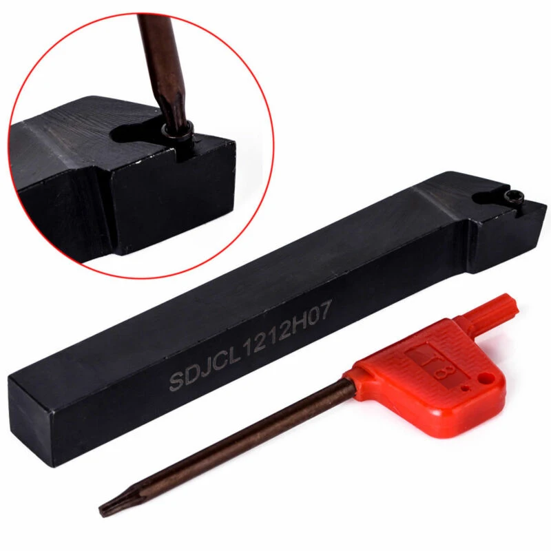 

Boring Head Bar Carbide Insert Wrench Set 12mm Shank Lathe Turning Tool Holder