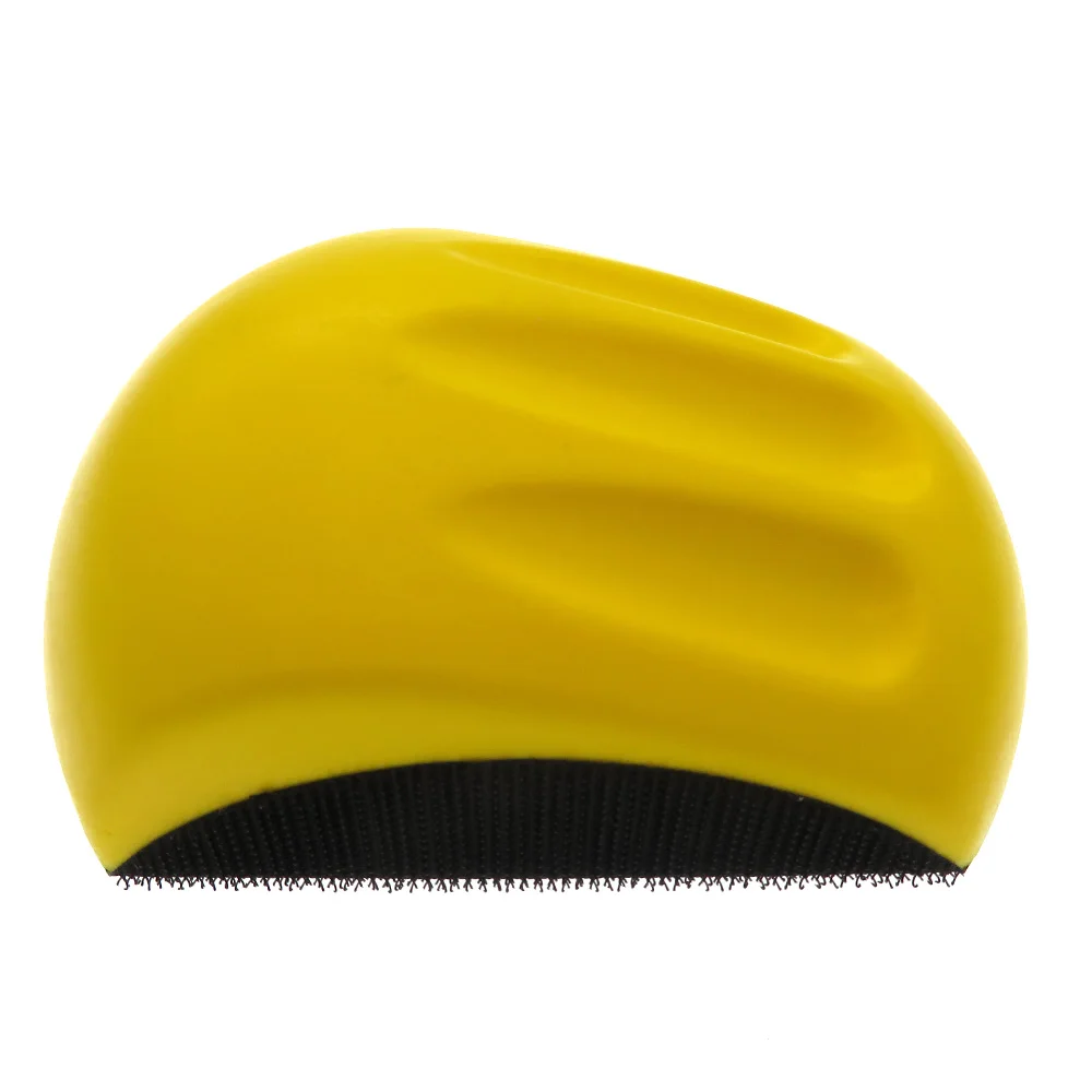 

5 Inch Hand Sanding Block PU Foam Mouse Shape Hand Pad Abrasive Tools for Hook and Loop Disc