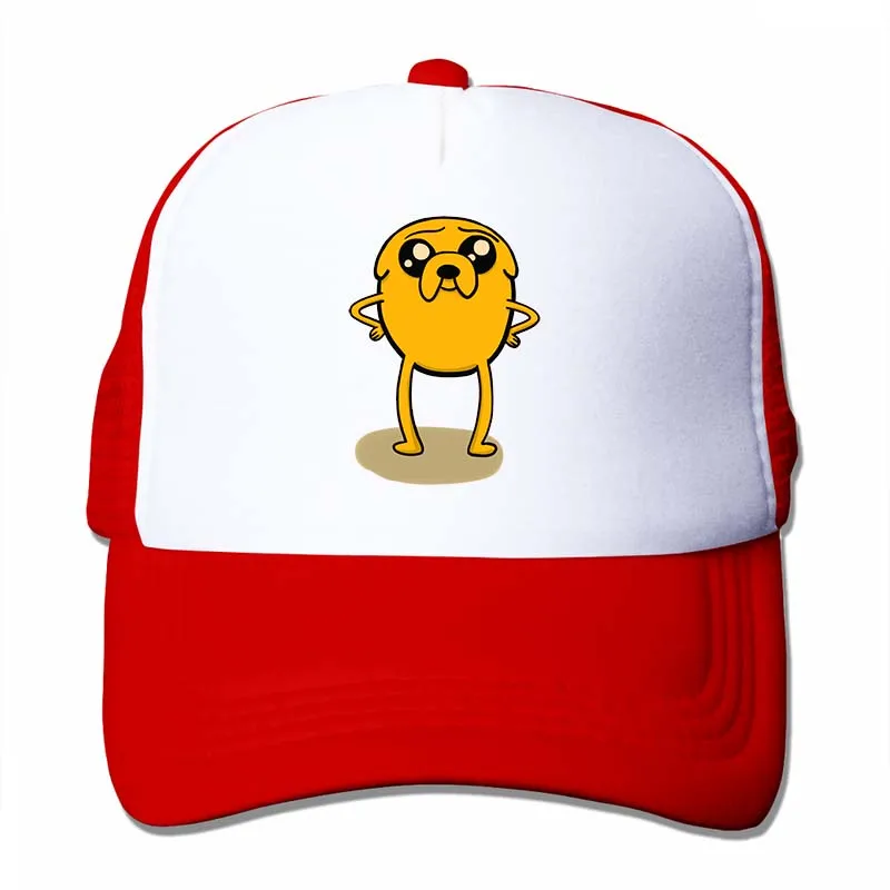 ADVENTURE TIME JAKE THE DOG PUPPY EYES бейсбольная кепка для мужчин и женщин Кепка для водителя грузовика модная Регулируемая Кепка - Цвет: 4-Red