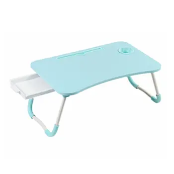 

Foldable Laptop Desk for Bed Sofa with Adjustable Tilting Top Breakfast Serving Tray with Folding Legs Multi Function Table