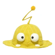 Окружность головы 48 см, милая детская хлопковая Солнцезащитная шляпа для мужчин и женщин, шляпа от солнца с большими глазами, Детская Весенняя и летняя шапка для путешествий в рыбацком стиле