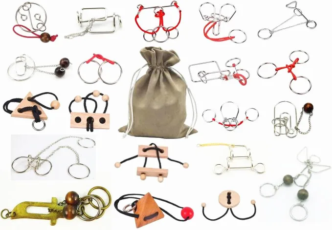 Set of 20PCS Rope Puzzle